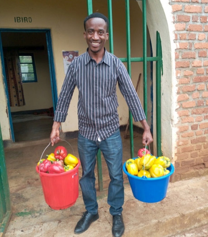 First harvests at Murangi Farm Training Center