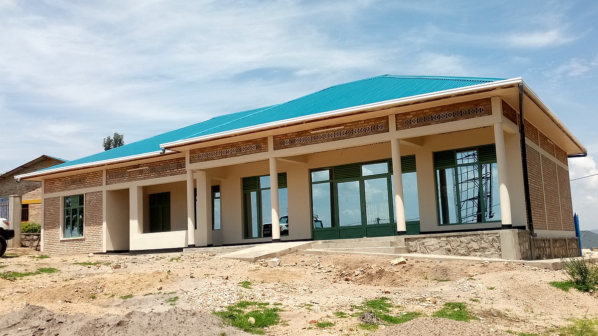 A building recently constructed with MILT bricks